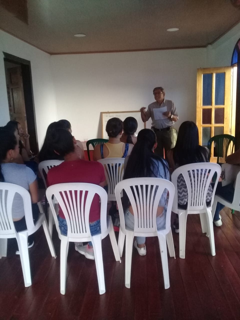 Ing. Heriberto Rojas Rodríguez — Capacitación del personal de encuestadores y aforadores, Belalcázar, Caldas (estudio de transporte público mixto)