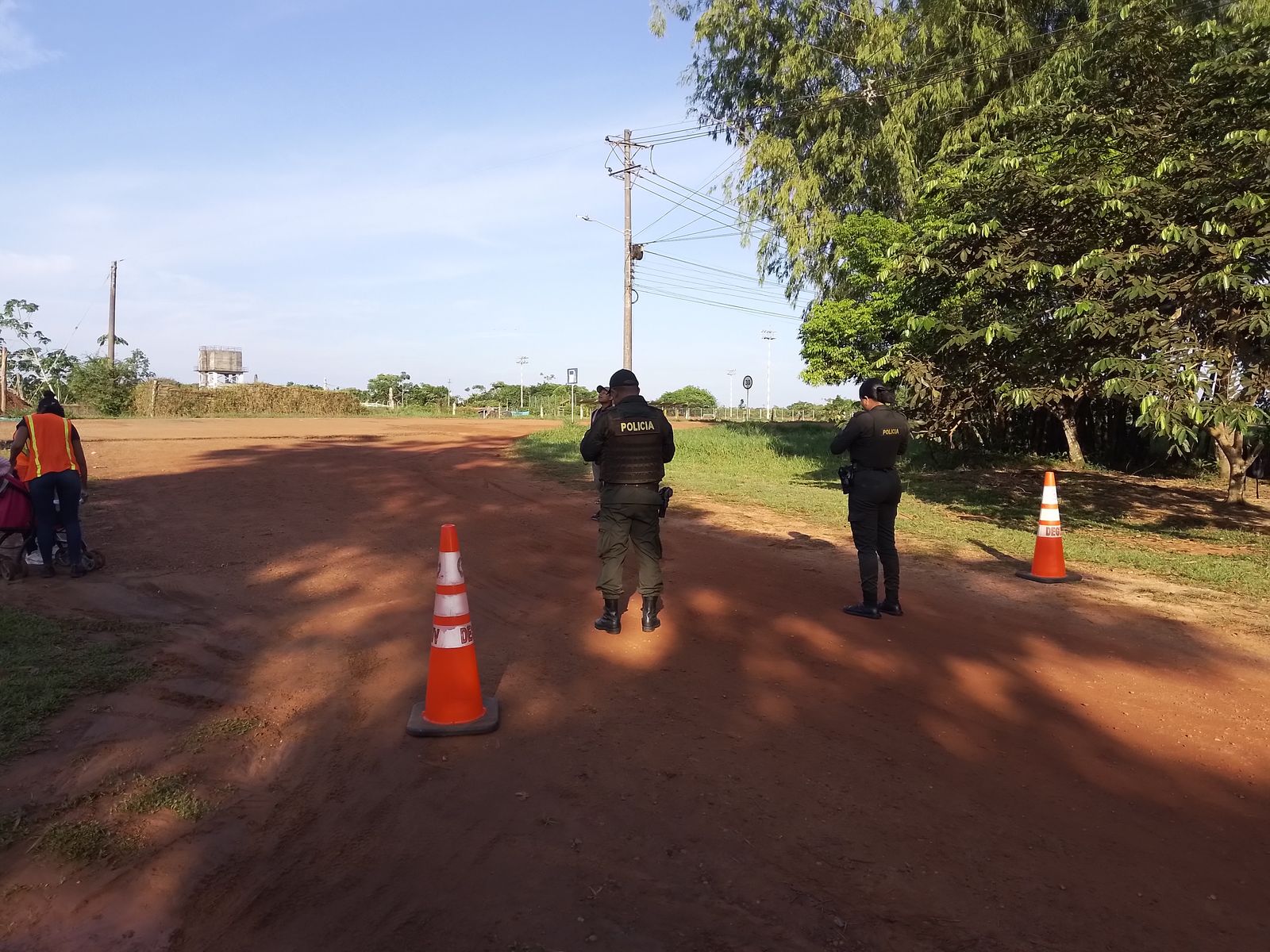 Ing. Heriberto Rojas Rodríguez — Apoyo de la Policía Nacional en la toma de información en terreno, Mapiripán, Meta (estudio de transporte público mixto)
