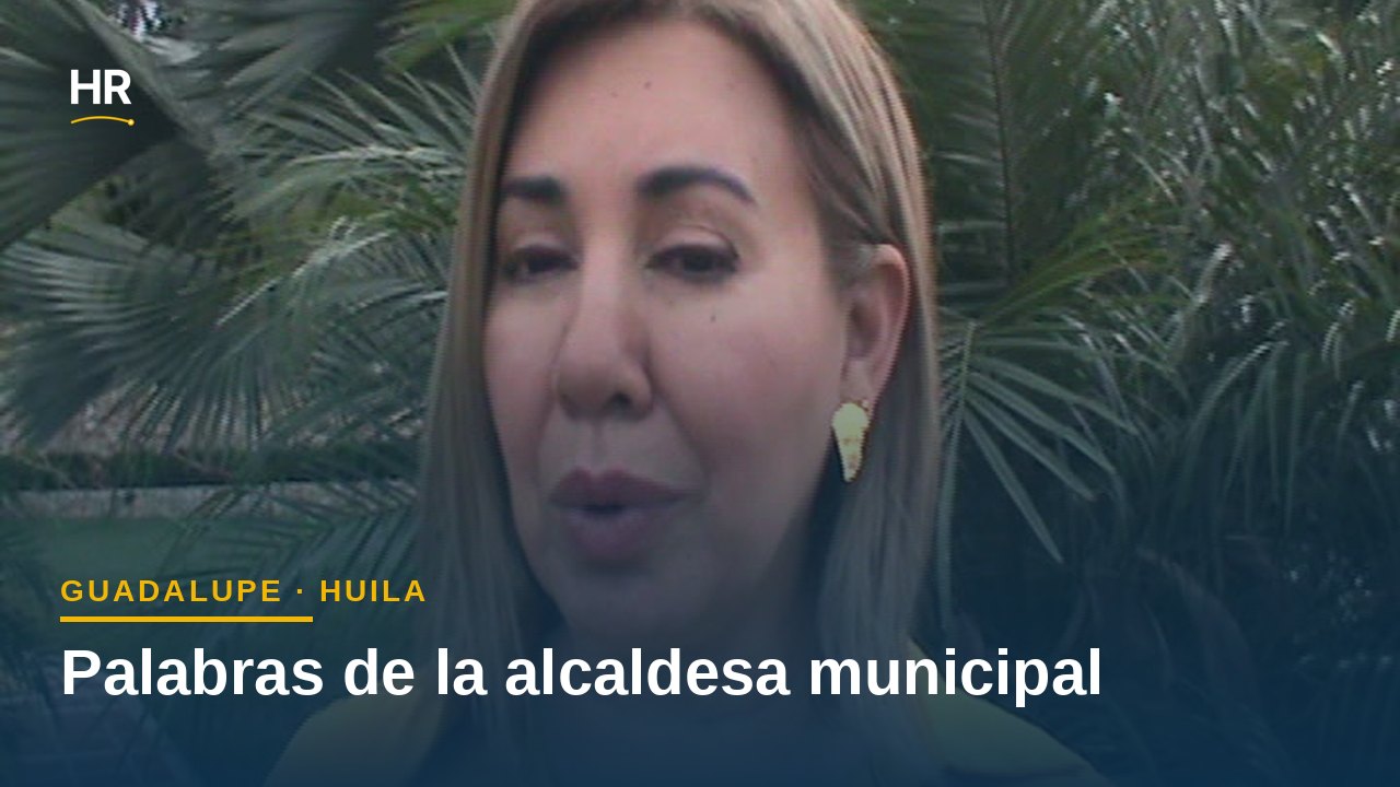 Palabras de la alcaldesa de Guadalupe, Huila, sobre el estudio de transporte público mixto